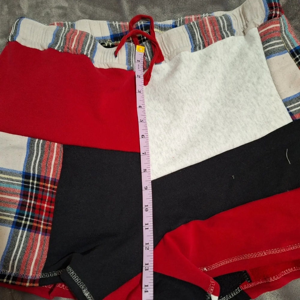 Handmade Upcycled Patchwork Shorts - Picture 5 of 6